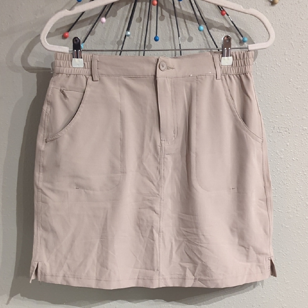 Tilley Skort Women's Size Medium Active Outdoors Zip Pockets